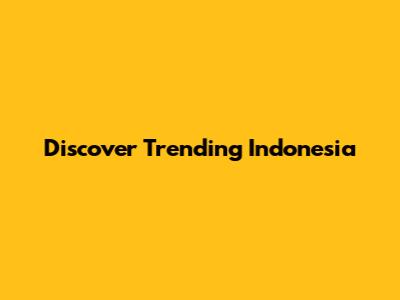 Discover Trending Indonesia