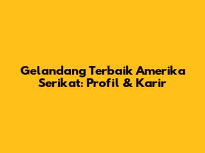 Gelandang Terbaik Amerika Serikat: Profil & Karir