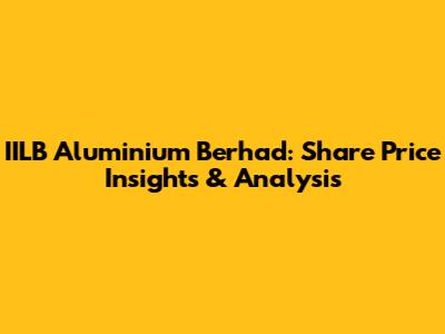 IILB Aluminium Berhad: Share Price Insights & Analysis