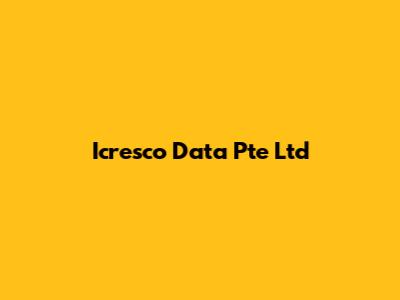 Icresco Data Pte Ltd