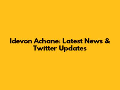 Idevon Achane: Latest News & Twitter Updates