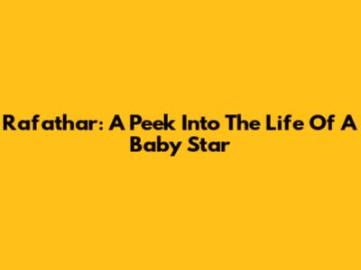 Rafathar: A Peek Into The Life Of A Baby Star