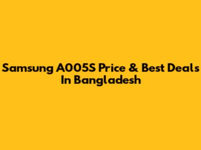 Samsung A005S Price & Best Deals In Bangladesh