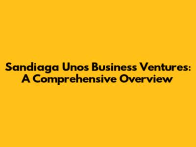 Sandiaga Uno's Business Ventures: A Comprehensive Overview