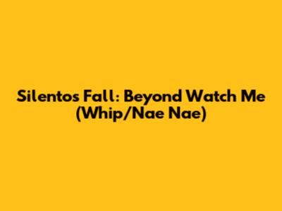 Silento's Fall: Beyond 'Watch Me (Whip/Nae Nae)'
