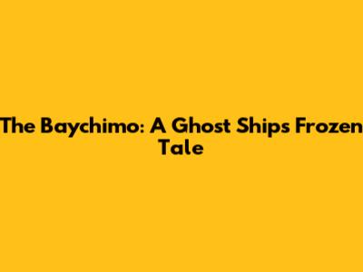 The Baychimo: A Ghost Ship's Frozen Tale