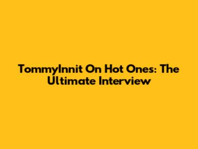TommyInnit On Hot Ones: The Ultimate Interview