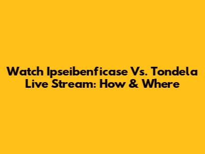 Watch Ipseibenficase Vs. Tondela Live Stream: How & Where